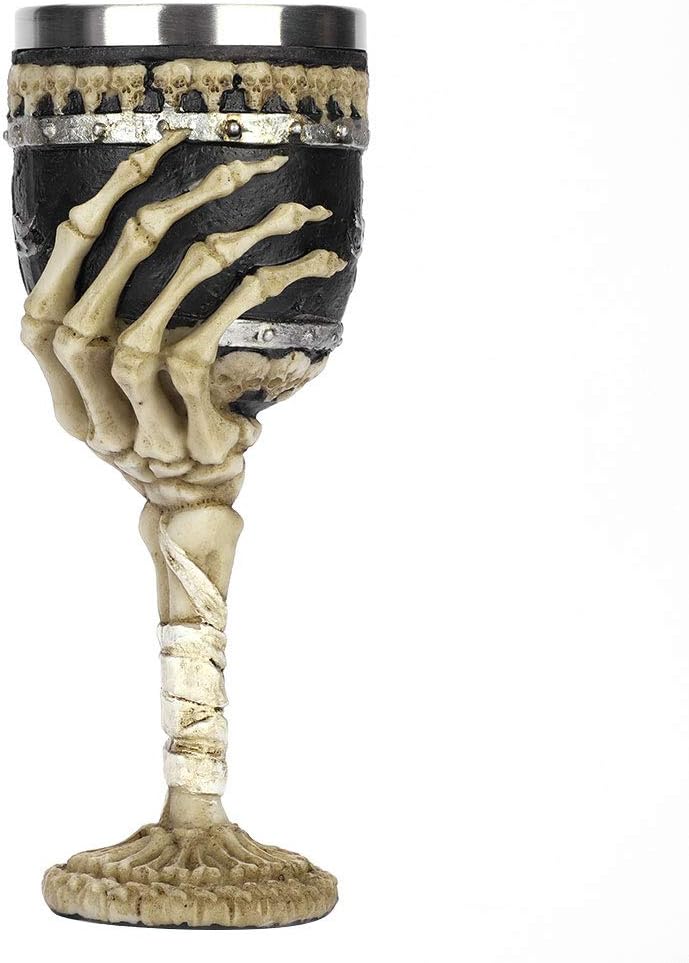 3D Gotik İskelet Çelik Kadeh